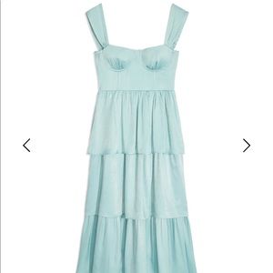 Weworewhat Corset Sateen Dress
